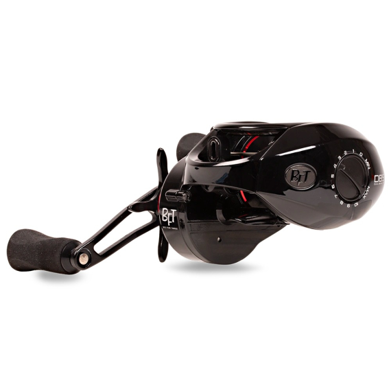 BFT Rebel X8 Low Profile Red Black in der Gruppe Angelrollen / Baitcaster- & Multirollen bei Sportfiskeprylar.se (88-BFT-RELX8-Lr)