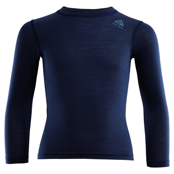 Aclima LightWool 140 Crewneck Kids Navy Blazer in der Gruppe Kleidung & Schuhe / Kleidung / Schichten & Unterwäsche / Baselayer-Oberteile bei Sportfiskeprylar.se (90-104431r)