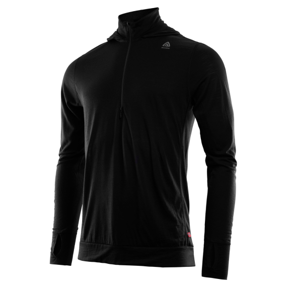Aclima LightWool 140 Hoodie M\'s Jet Black in der Gruppe Kleidung & Schuhe / Kleidung / Schichten & Unterwäsche / Baselayer-Oberteile bei Sportfiskeprylar.se (90-104627r)