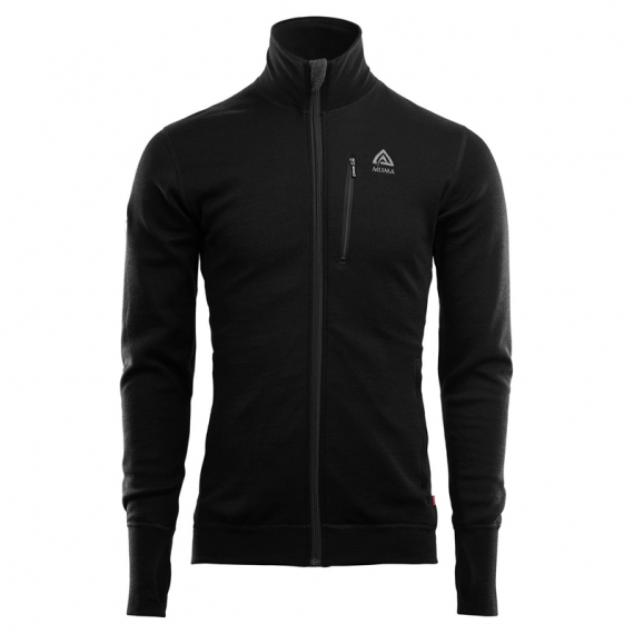 Aclima DoubleWool Jacket M\'s Jet Black/Marengo in der Gruppe Kleidung & Schuhe / Kleidung / Schichten & Unterwäsche / Baselayer-Oberteile bei Sportfiskeprylar.se (90-105193r)