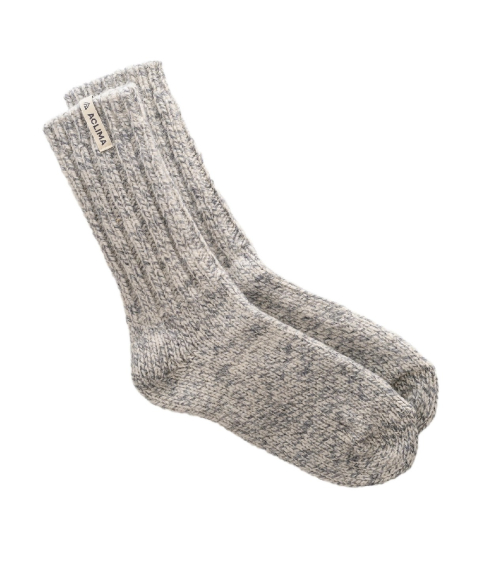 Aclima Norwegian Wool Socks Grey / White in der Gruppe Kleidung & Schuhe / Kleidung / Schichten & Unterwäsche / Socken bei Sportfiskeprylar.se (90-107363r)