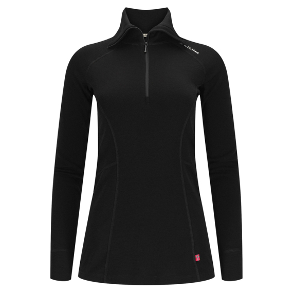 Aclima WarmWool Polo W\'s Jet Black in der Gruppe Kleidung & Schuhe / Kleidung / Schichten & Unterwäsche / Baselayer-Oberteile bei Sportfiskeprylar.se (90-110079r)
