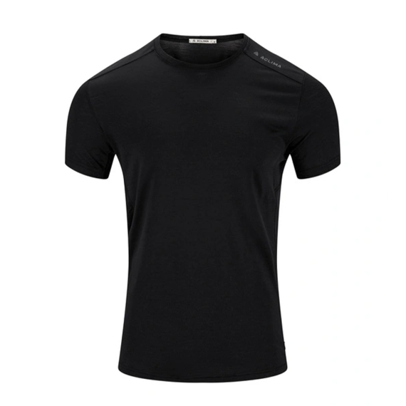 Aclima LightWool 140 Trail Tee M\'s Jet Black in der Gruppe Kleidung & Schuhe / Kleidung / T-shirts bei Sportfiskeprylar.se (90-110400r)