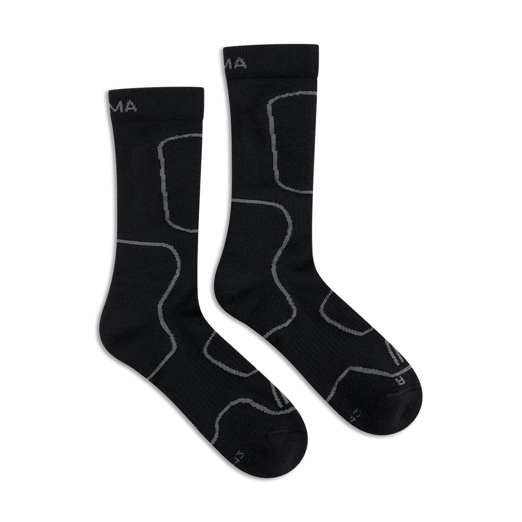 Aclima Cross Country Wool Socks Jet Black in der Gruppe Kleidung & Schuhe / Kleidung / Baselayer & Unterwäsche / Socken bei Sportfiskeprylar.se (90-112212r)
