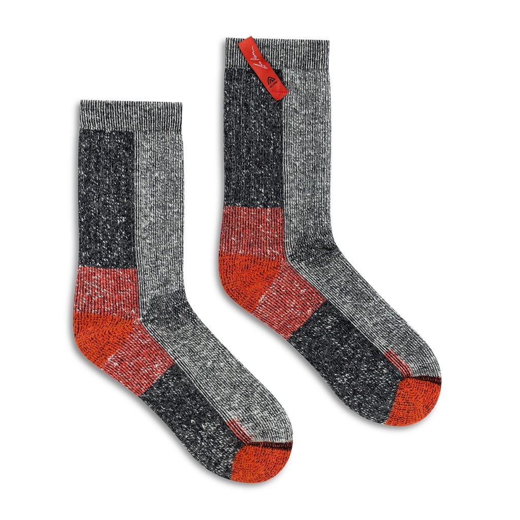 Aclima HotWool Lars Monsen Socks Grey Melange in der Gruppe Kleidung & Schuhe / Kleidung / Baselayer & Unterwäsche / Socken bei Sportfiskeprylar.se (90-112220r)