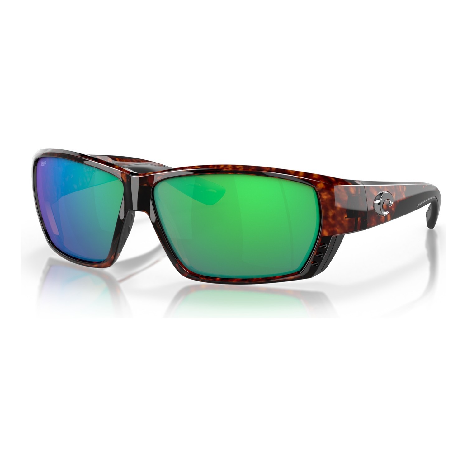 Costa Tuna Alley-10 Tortoise-Green Mirror 580P in der Gruppe Kleidung & Schuhe / Sonnenbrillen / Polarisierte Sonnenbrillen bei Sportfiskeprylar.se (90090862)