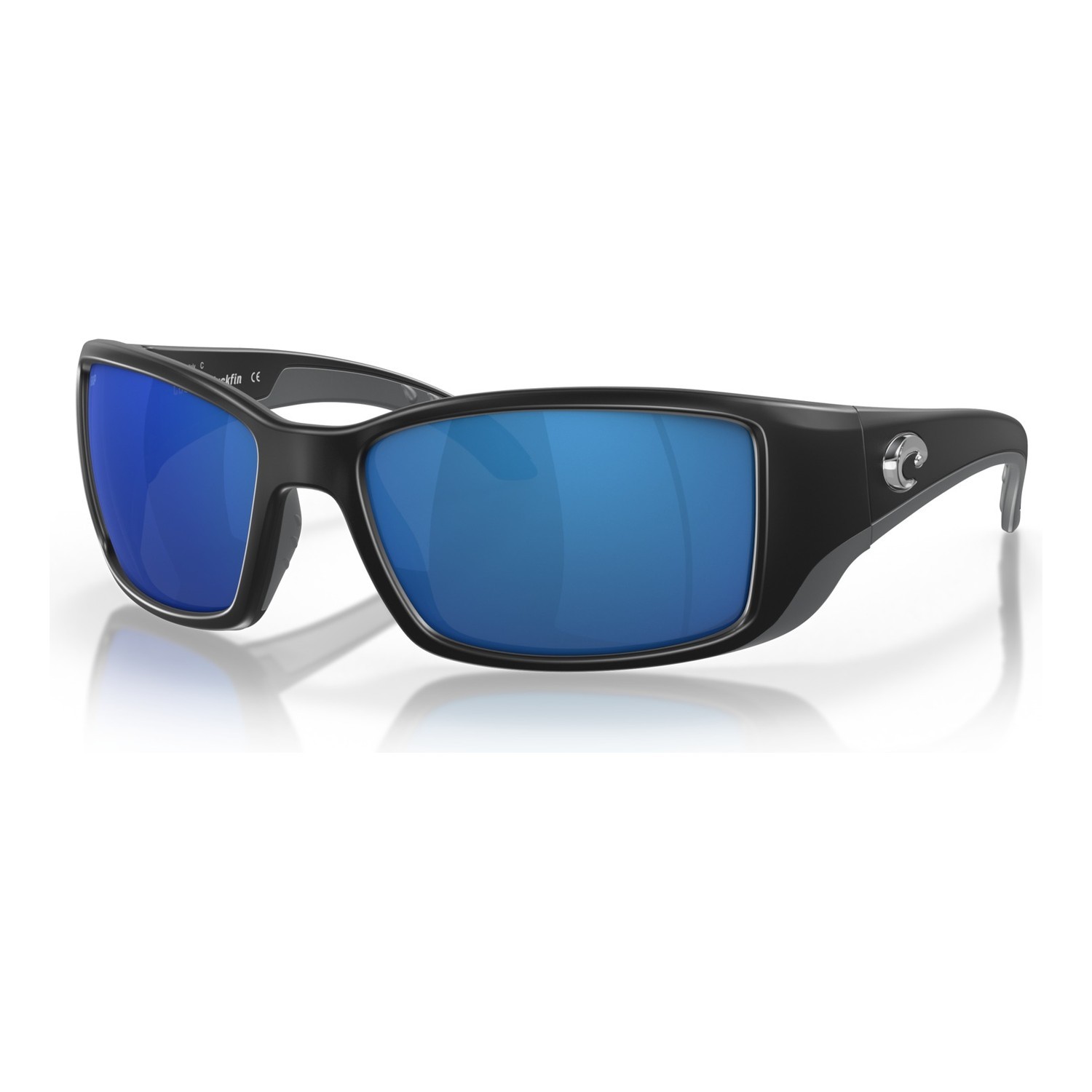 Costa Blackfin-11 Matte Black-Blue Mirror 580P in der Gruppe Kleidung & Schuhe / Sonnenbrillen / Polarisierte Sonnenbrillen bei Sportfiskeprylar.se (90140762)