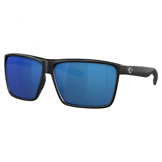Costa Rincon Matte Black Blue Mirror 580P in der Gruppe Kleidung & Schuhe / Sonnenbrillen / Polarisierte Sonnenbrillen bei Sportfiskeprylar.se (90183763)