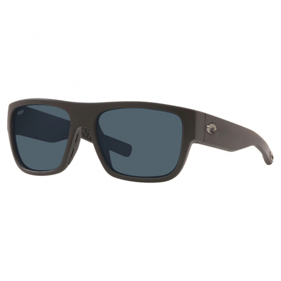 Costa Sampan Matte Black Ultra Gray 580P in der Gruppe Kleidung & Schuhe / Sonnenbrillen / Polarisierte Sonnenbrillen bei Sportfiskeprylar.se (90330560)