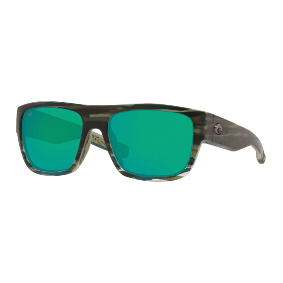 Costa Sampan 191 Matte Tortoise Green Mirror 580G in der Gruppe Kleidung & Schuhe / Sonnenbrillen / Polarisierte Sonnenbrillen bei Sportfiskeprylar.se (90332660)