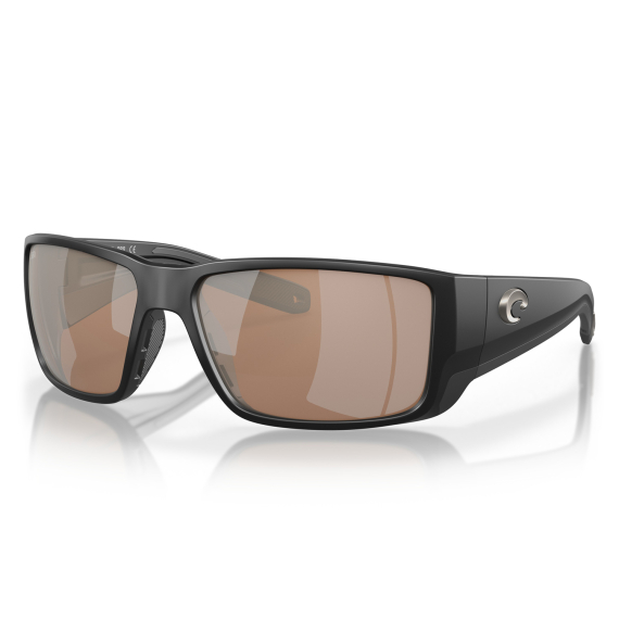 Costa Blackfin Pro Matte Black - Copper Silver Mirror 580G in der Gruppe Kleidung & Schuhe / Sonnenbrillen / Polarisierte Sonnenbrillen bei Sportfiskeprylar.se (90780360)