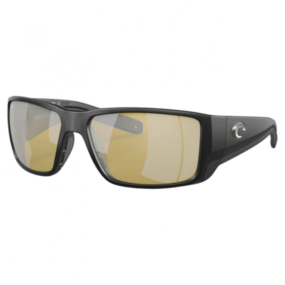 Costa Blackfin Pro Matte Black Sunrise Silver Mirror 580G in der Gruppe Kleidung & Schuhe / Sonnenbrillen / Polarisierte Sonnenbrillen bei Sportfiskeprylar.se (90780560)