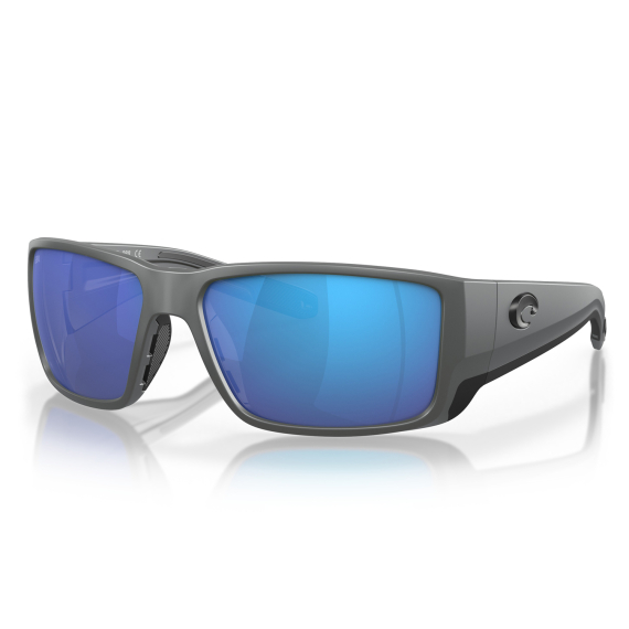 Costa Blackfin Pro Matte Gray - Blue Mirror 580G in der Gruppe Kleidung & Schuhe / Sonnenbrillen / Polarisierte Sonnenbrillen bei Sportfiskeprylar.se (90780960)