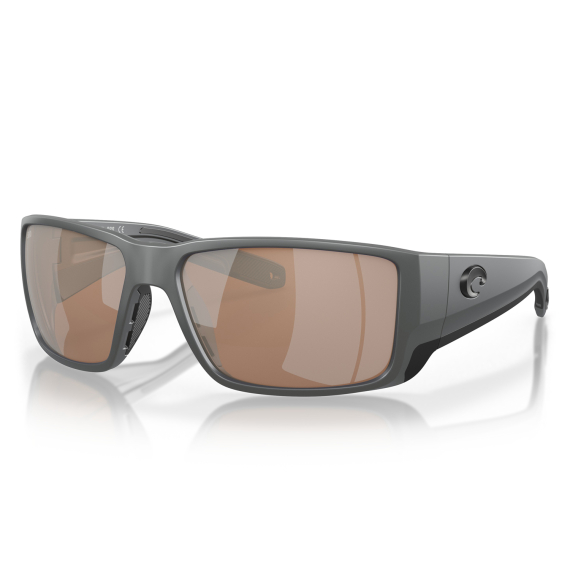 Costa Blackfin Pro Matte Gray - Copper Silver Mirror 580G in der Gruppe Kleidung & Schuhe / Sonnenbrillen / Polarisierte Sonnenbrillen bei Sportfiskeprylar.se (90781160)
