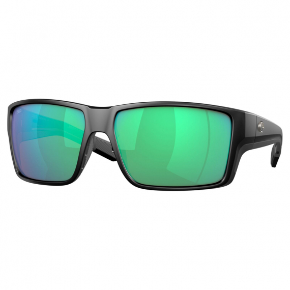 Costa Reefton Pro Matte Black Green Mirror 580G in der Gruppe Kleidung & Schuhe / Sonnenbrillen / Polarisierte Sonnenbrillen bei Sportfiskeprylar.se (90800263)