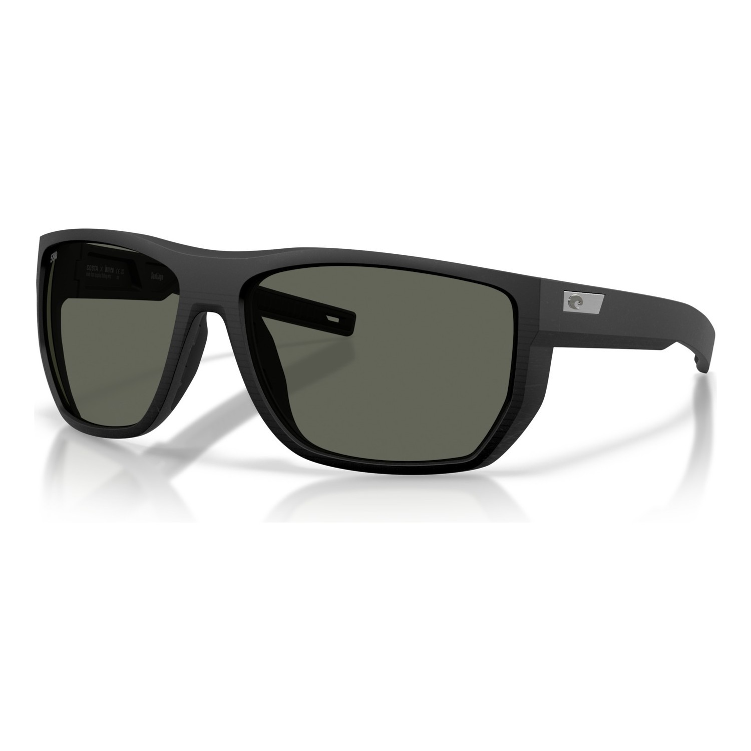 Costa Santiago - Netplus Black - Gray 580G in der Gruppe Kleidung & Schuhe / Sonnenbrillen / Polarisierte Sonnenbrillen bei Sportfiskeprylar.se (90850563)
