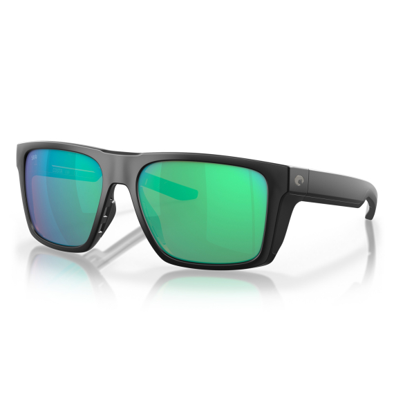 Costa Lido Matte Black Green Mirror 580G in der Gruppe Kleidung & Schuhe / Sonnenbrillen / Polarisierte Sonnenbrillen bei Sportfiskeprylar.se (91040257)