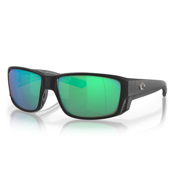 Costa Tuna Alley Pro Matte Black Green Mirror 580G in der Gruppe Kleidung & Schuhe / Sonnenbrillen / Polarisierte Sonnenbrillen bei Sportfiskeprylar.se (91050260)