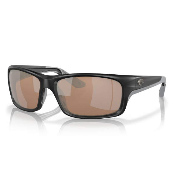 Costa Jose Pro Matte Black Copper Silver Mirror 580G in der Gruppe Kleidung & Schuhe / Sonnenbrillen / Polarisierte Sonnenbrillen bei Sportfiskeprylar.se (91060362)