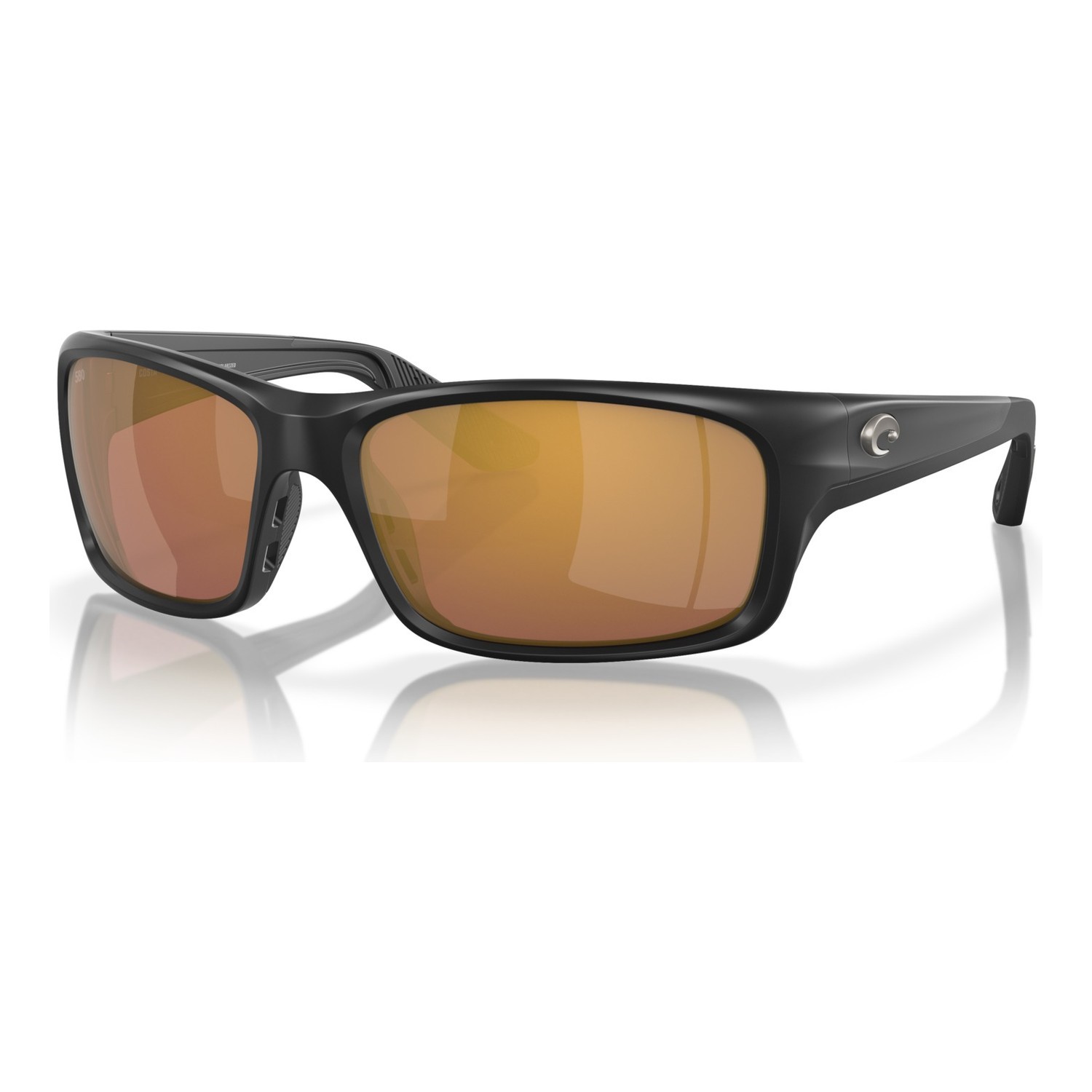 Costa Jose Pro-Matte Black-Gold Mirror 580G in der Gruppe Kleidung & Schuhe / Sonnenbrillen / Polarisierte Sonnenbrillen bei Sportfiskeprylar.se (91061162)