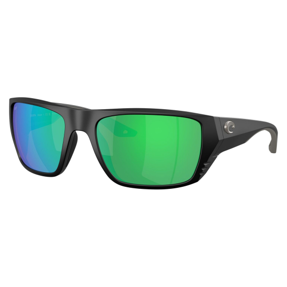 Costa Finlet Matte Black - Green Mirror 580P in der Gruppe Kleidung & Schuhe / Sonnenbrillen / Polarisierte Sonnenbrillen bei Sportfiskeprylar.se (91180859)