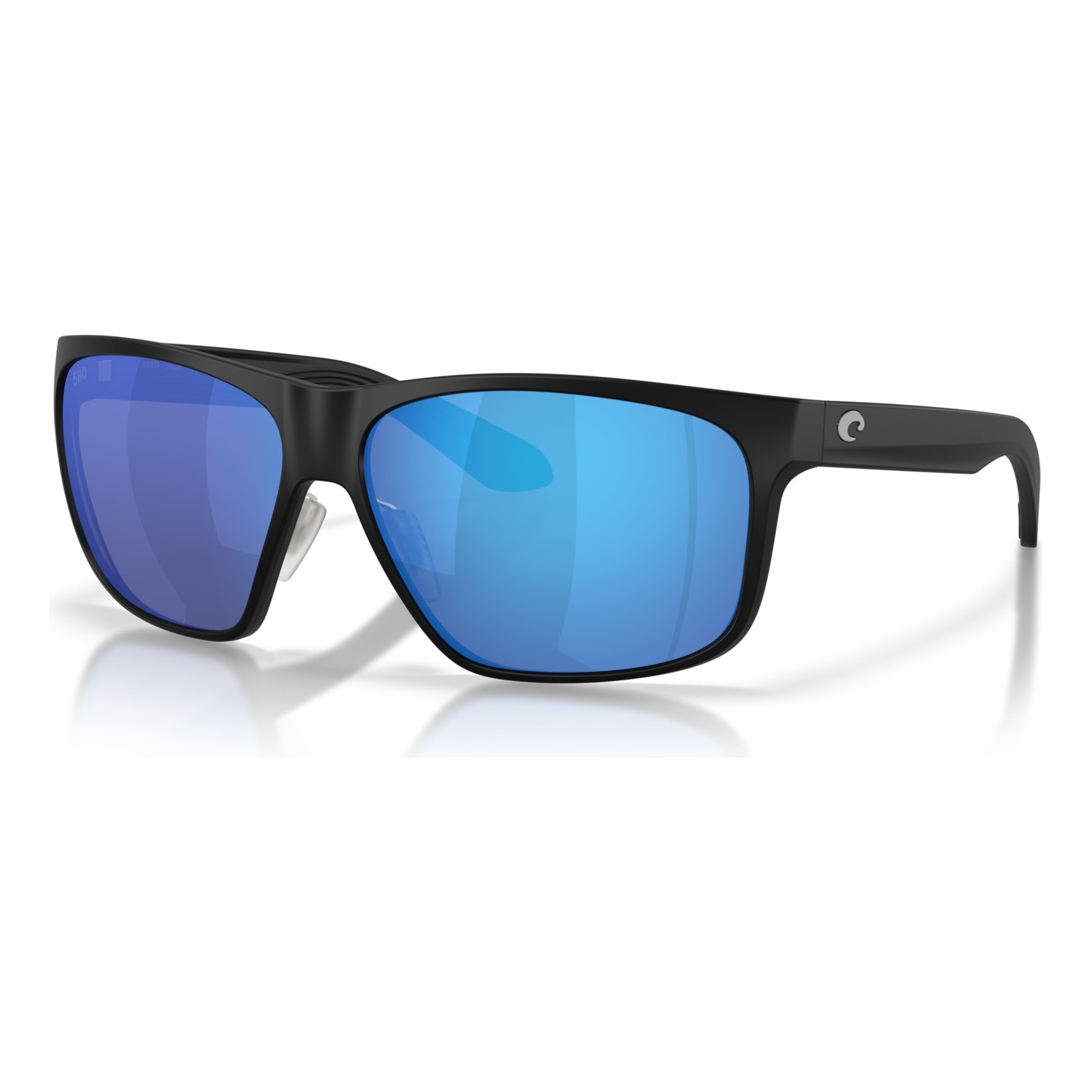 Costa Trades - Matte Black - Blue Mirror 580G in der Gruppe Kleidung & Schuhe / Sonnenbrillen / Polarisierte Sonnenbrillen bei Sportfiskeprylar.se (91280260)