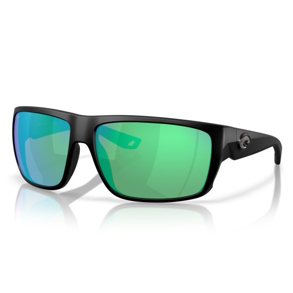 Costa Fly Line Matte Black Green Mirror 580G in der Gruppe Kleidung & Schuhe / Sonnenbrillen bei Sportfiskeprylar.se (91290364)