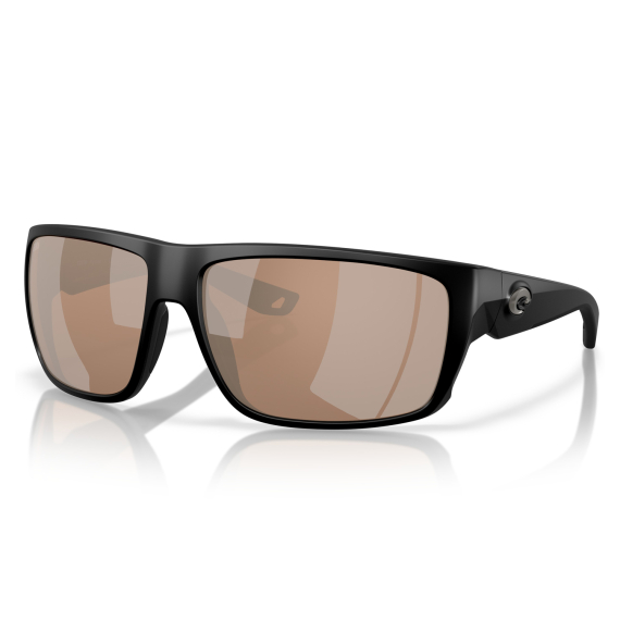 Costa Fly Line Matte Black Copper Silver Mirror 580G in der Gruppe Kleidung & Schuhe / Sonnenbrillen / Polarisierte Sonnenbrillen bei Sportfiskeprylar.se (91290464)
