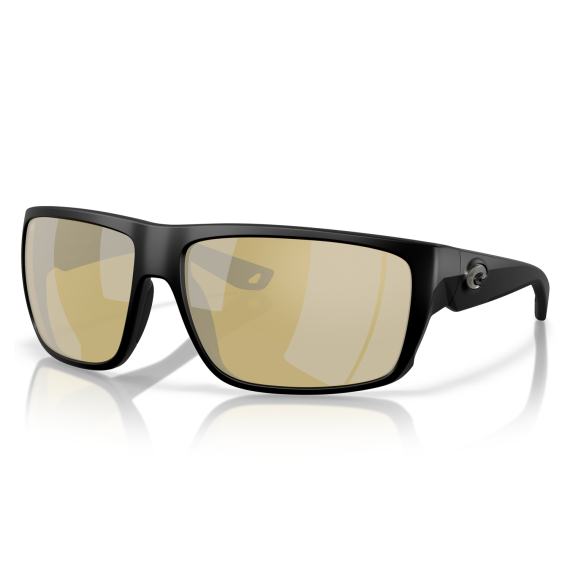 Costa Fly Line Matte Black Sunrise Silver Mirror 580G in der Gruppe Kleidung & Schuhe / Sonnenbrillen / Polarisierte Sonnenbrillen bei Sportfiskeprylar.se (91290664)