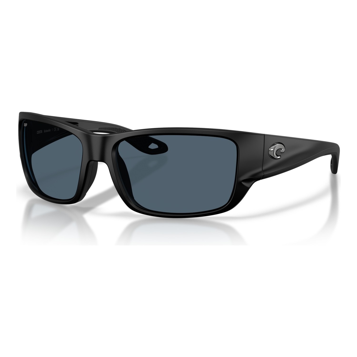 Costa Schoolie - Matte Black - Gray 580P in der Gruppe Kleidung & Schuhe / Sonnenbrillen / Polarisierte Sonnenbrillen bei Sportfiskeprylar.se (91320156)