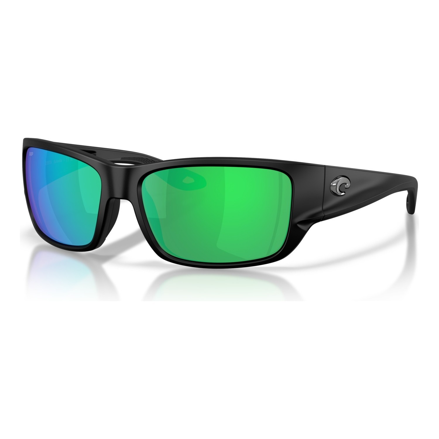 Costa Schoolie - Matte Black - Green Mirror 580P in der Gruppe Kleidung & Schuhe / Sonnenbrillen / Polarisierte Sonnenbrillen bei Sportfiskeprylar.se (91320356)