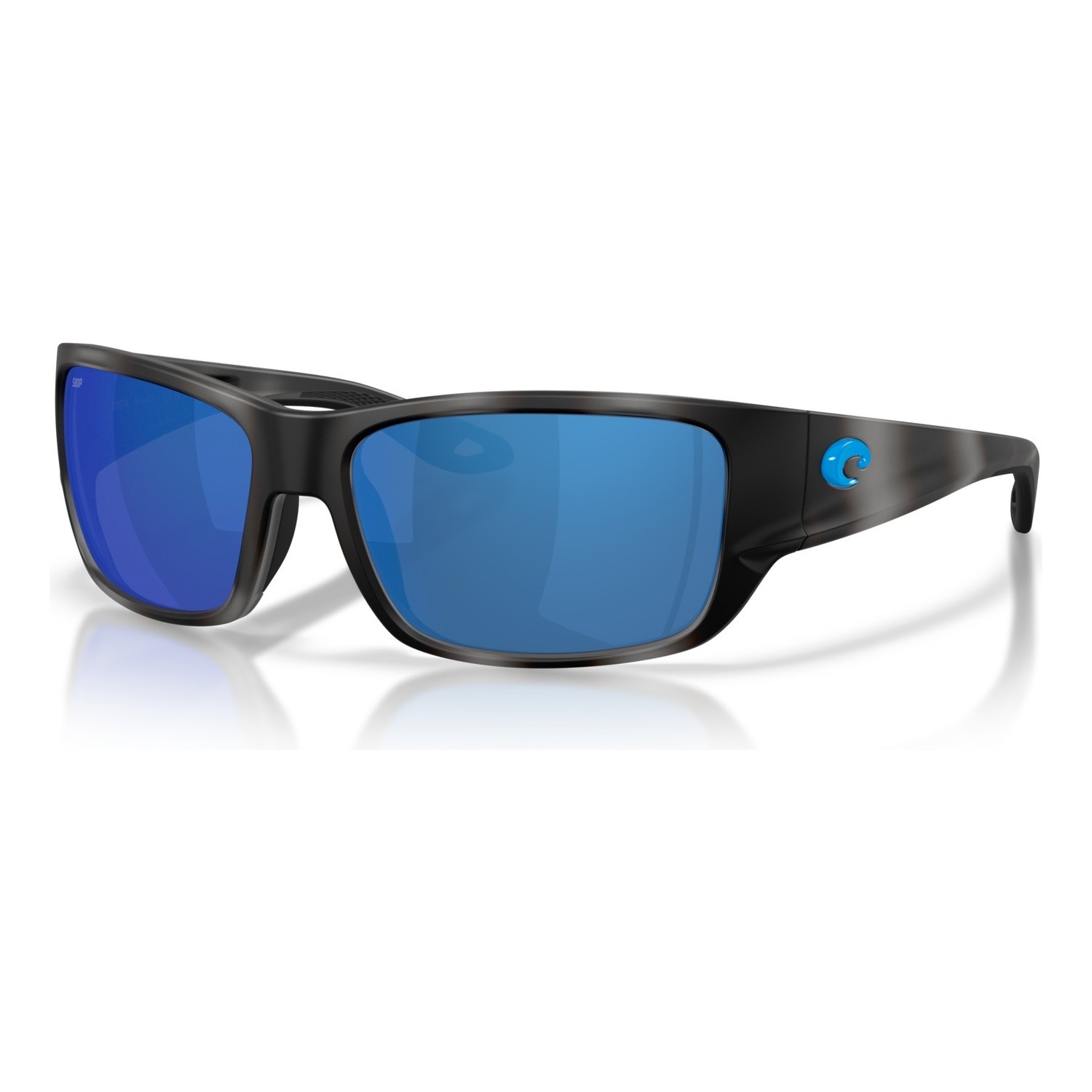Costa Schoolie - Matte Tiger Shark - Blue Mirror 580P in der Gruppe Kleidung & Schuhe / Sonnenbrillen / Polarisierte Sonnenbrillen bei Sportfiskeprylar.se (91320556)