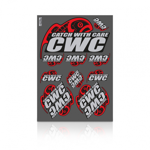CWC Sticker Kit 2 - Catch with Care in der Gruppe Sonstiges / Aufkleber & Dekale bei Sportfiskeprylar.se (93-CWC-KIT2)