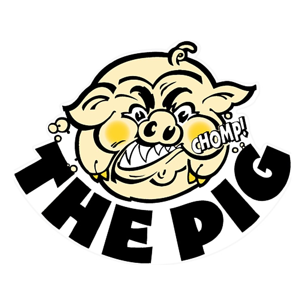 PIG Sticker Klein 15cm x 12cm in der Gruppe Sonstiges / Aufkleber & Dekale bei Sportfiskeprylar.se (93-PIG-SMALL)