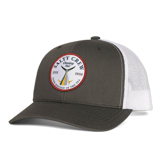 Salty Crew Bottom Dweller Retro Trucker Charcoal White in der Gruppe Kleidung & Schuhe / Kappen & Kopfbedeckungen / Caps bei Sportfiskeprylar.se (9334966013530)