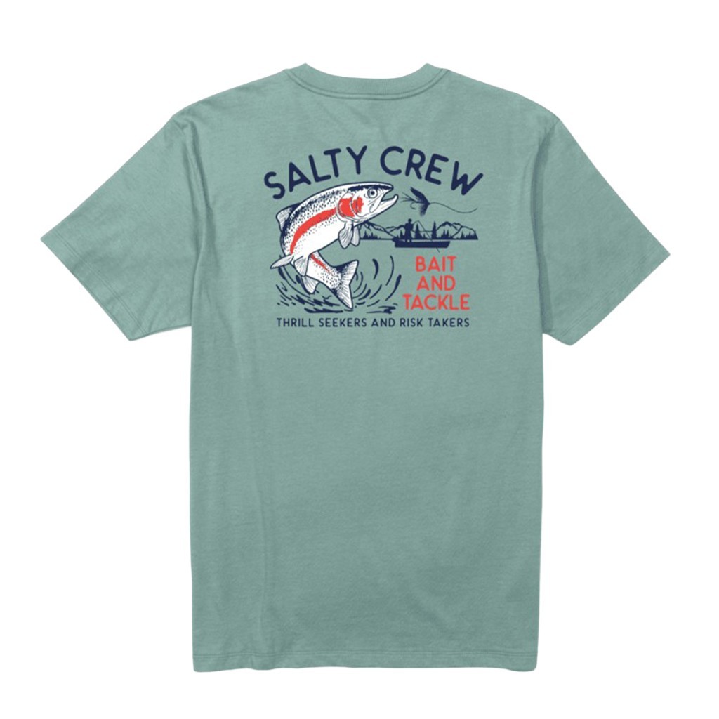 Salty Crew Fly Trap Premium S/S Tee Mackerel in der Gruppe Kleidung & Schuhe / Kleidung / T-shirts bei Sportfiskeprylar.se (9334966187064r)