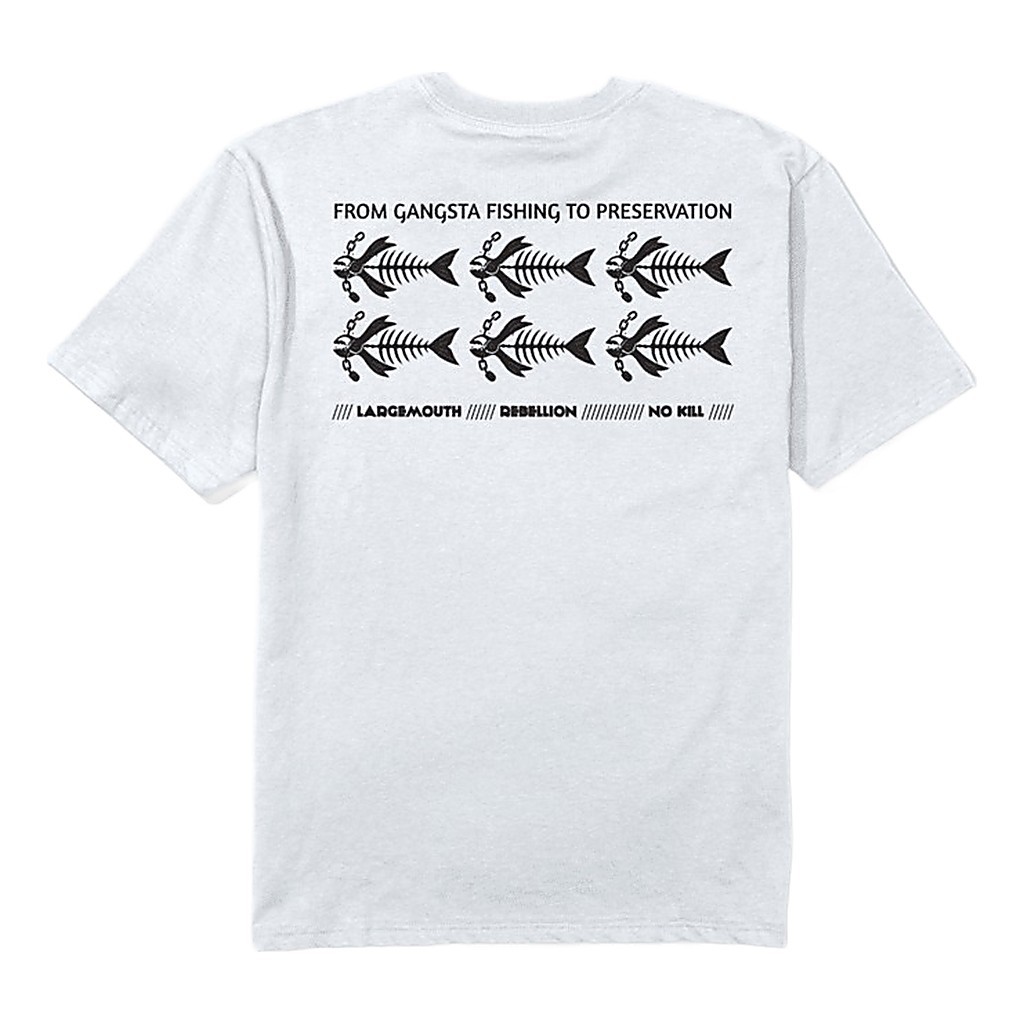 Salty Crew X Mad Boys Gangsta Tee White in der Gruppe Kleidung & Schuhe / Kleidung / T-shirts bei Sportfiskeprylar.se (9334966205317r)