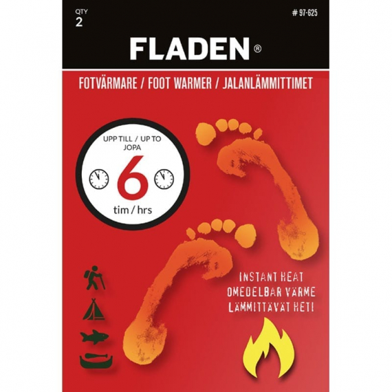 Fladen Fußwärmer 7cm x 9cm (2-pack) in der Gruppe Outdoor / Andere Outdoor-Ausrüstung / Handwärmer & Fußwärmer bei Sportfiskeprylar.se (97-625)