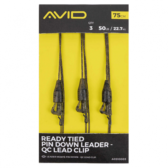 Avid Ready Tied Pin Down Leader in der Gruppe Haken & Zubehör / Rig Zubehör / Lead Clips bei Sportfiskeprylar.se (A0510003r)