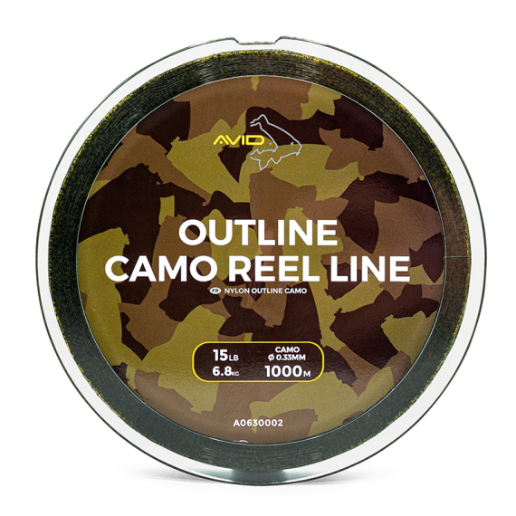 Avid Outline Camo Braided Carp Mainline in der Gruppe Schnüre / Specimenschnüre bei Sportfiskeprylar.se (A0560010r)