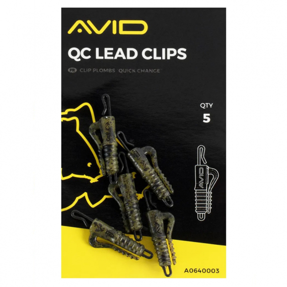 Avid Terminal Tackle QC Lead Clip (5pcs) in der Gruppe Haken & Zubehör / Rig Zubehör / Lead Clips bei Sportfiskeprylar.se (A0640003)