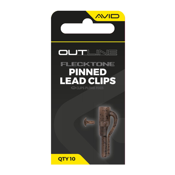 Avid Outline FleckTone Pinned Lead Clips in der Gruppe Haken & Zubehör / Rig Zubehör / Andere Rig-Zubehör bei Sportfiskeprylar.se (A0640116)