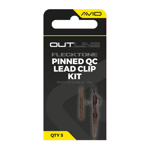 Avid Outline FleckTone Pinned QC Lead Clip Kit in der Gruppe Haken & Zubehör / Rig Zubehör / Andere Rig-Zubehör bei Sportfiskeprylar.se (A0640117)
