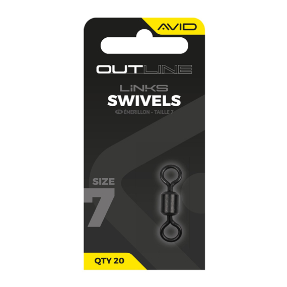 Avid Outline Swivel - Size 7 in der Gruppe Haken & Zubehör / Rig Zubehör / Andere Rig-Zubehör bei Sportfiskeprylar.se (A0640144)