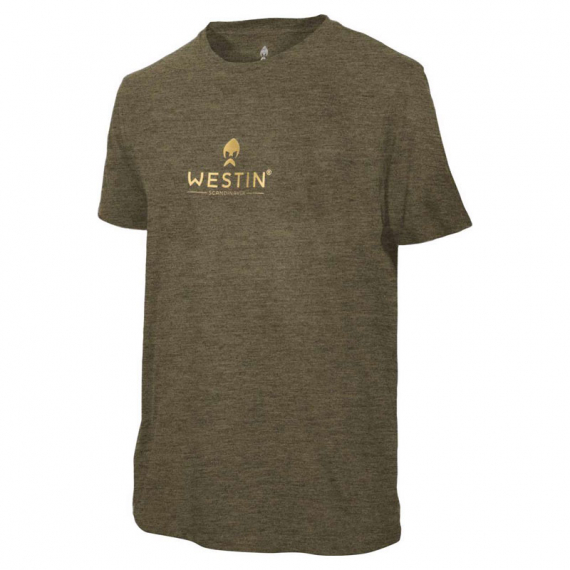 Westin Style T-Shirt Moss Melange in der Gruppe Kleidung & Schuhe / Kleidung / T-shirts bei Sportfiskeprylar.se (A113-681-Sr)