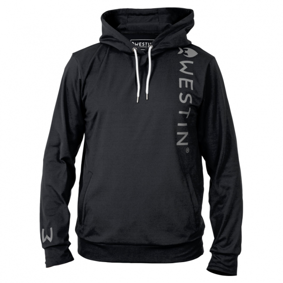 Westin Vertical Tech Hoodie Black in der Gruppe Kleidung & Schuhe / Kleidung / Pullover / Hoodies bei Sportfiskeprylar.se (A126-386-Sr)