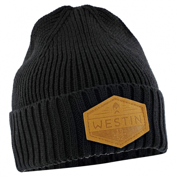 Westin Winter Beanie Black in der Gruppe Kleidung & Schuhe / Kappen & Kopfbedeckungen / Mützen bei Sportfiskeprylar.se (A135-386-OS)