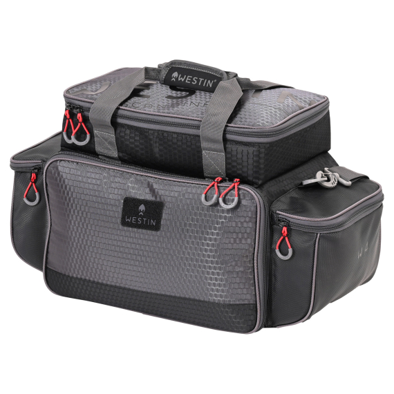 Westin W4 P&T Master Bag 5 Boxes Large Titanium Black in der Gruppe Verwahrung / Angeltaschen / Ködertaschen & Angelkoffer bei Sportfiskeprylar.se (A255-988-L)