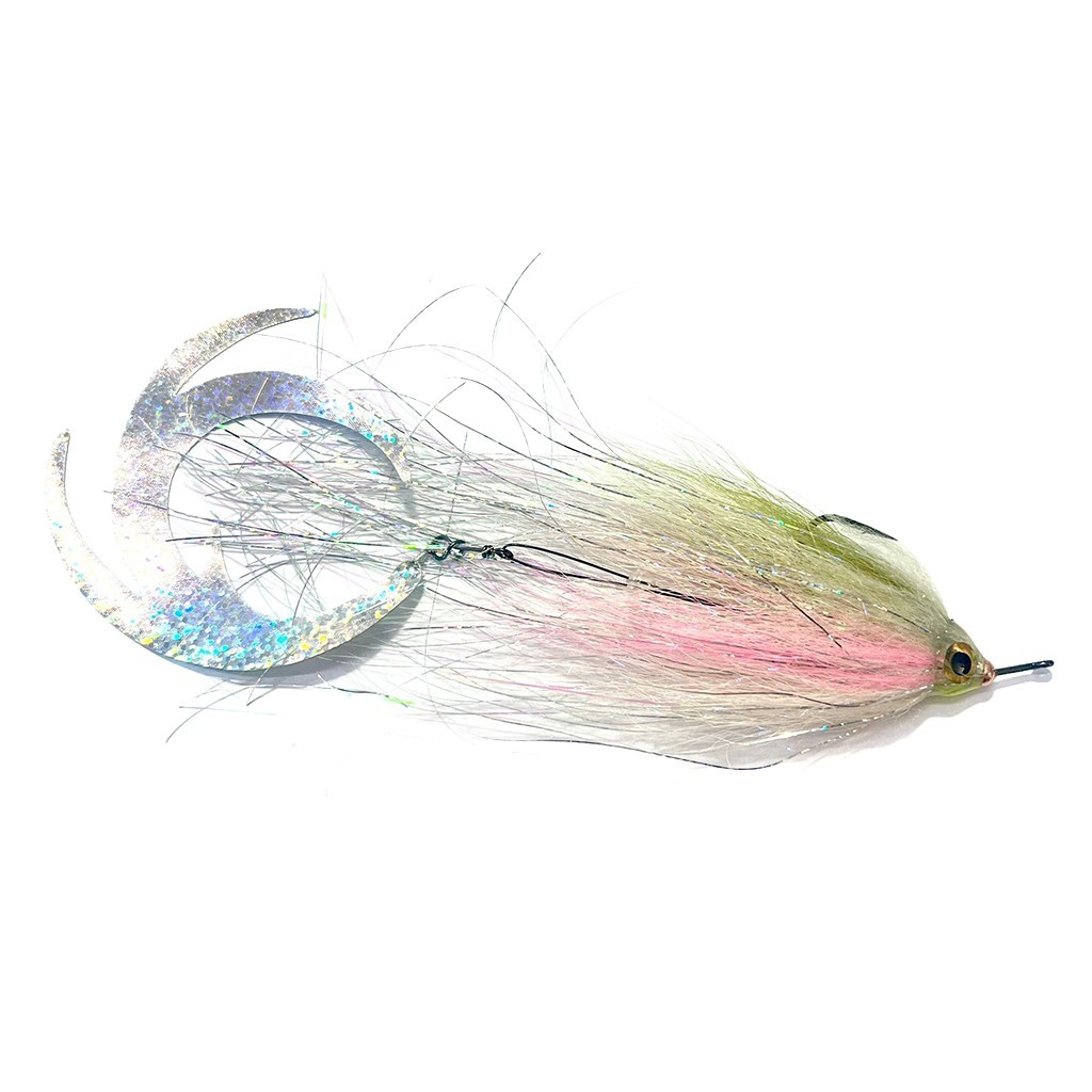 Vision Pike - Jig Dragontail Rainbow Trout fly #4/0 in der Gruppe Köder / Fliegen / Hechtfliegen bei Sportfiskeprylar.se (A276900052-40)
