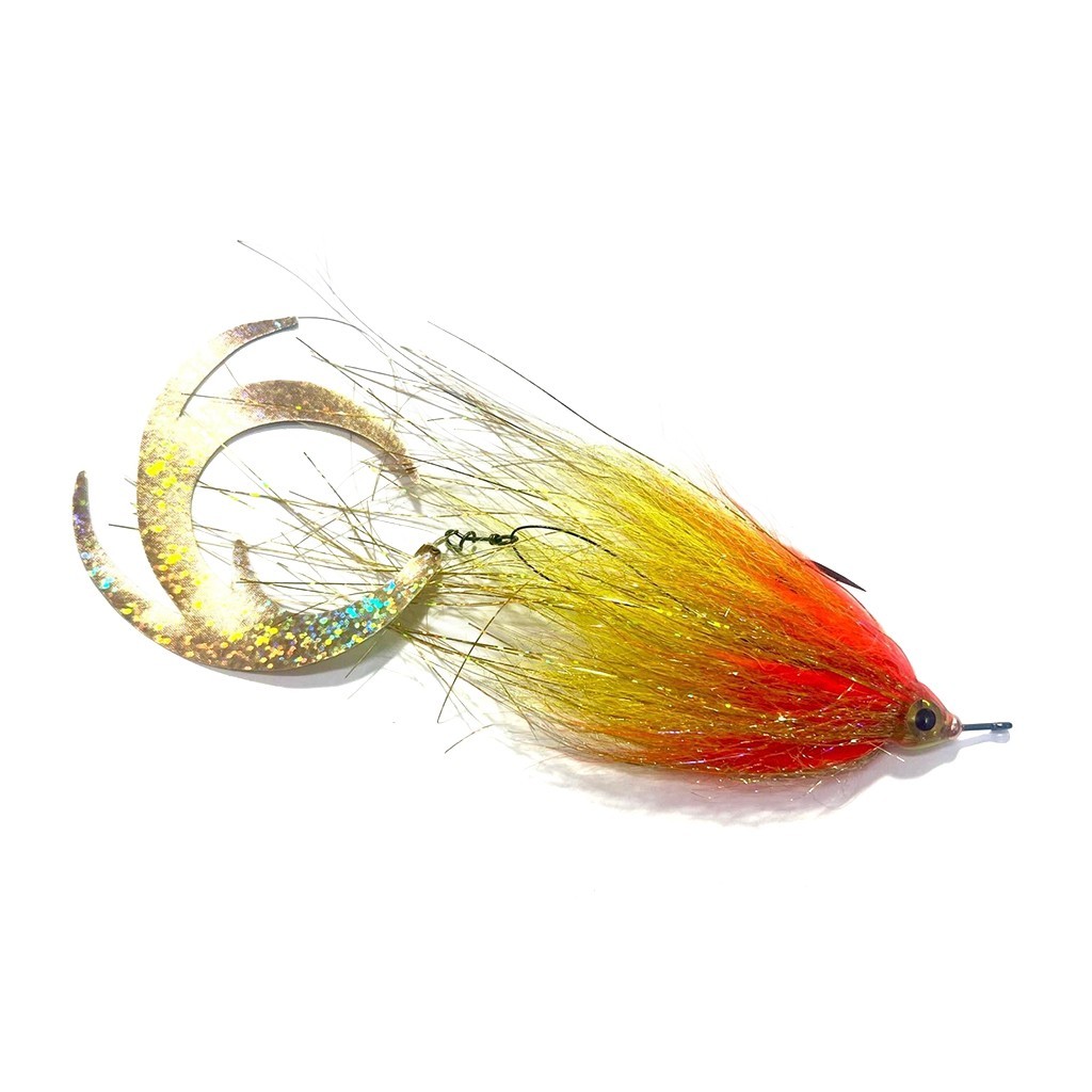 Vision Pike - Jig Dragontail Ambulance fly #4/0 in der Gruppe Köder / Fliegen / Hechtfliegen bei Sportfiskeprylar.se (A276900057-40)